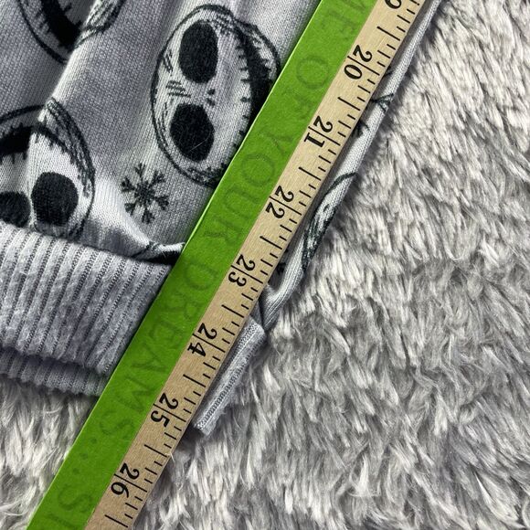 Jack Skellington Sleepwear Youth Medium Gray Black Nightmare Before Christmas - Picture 13 of 13